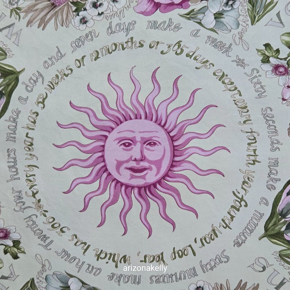 Brooks Brothers Silk Scarf Four Seasons of Flowers Purple Grey - Picture 12 of 16